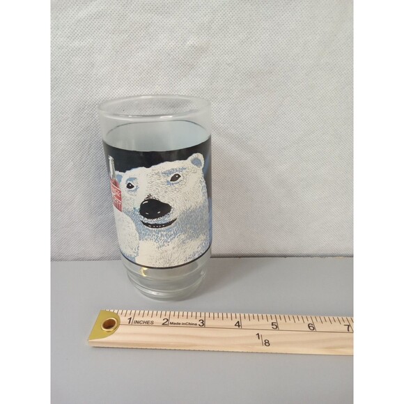 Vintage Coca-Cola‎ "Always Cool" Drinking  Glasss Polar Bear 1990's - Picture 7 of 7